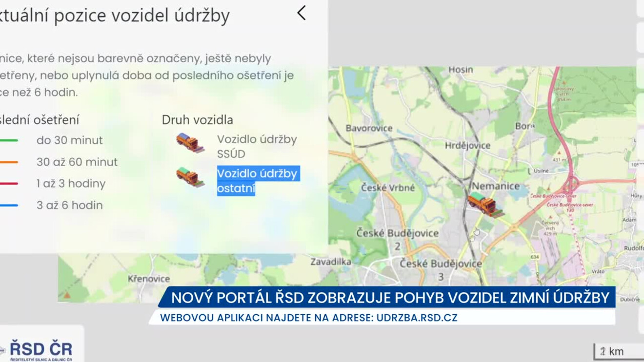 Nov Port l SD Zobrazuje Pohyb Vozidel Zimn dr by Moravskoslezsko Nov Port l SD Zobrazuje Pohyb Vozidel Zimn dr by Moravskoslezsko