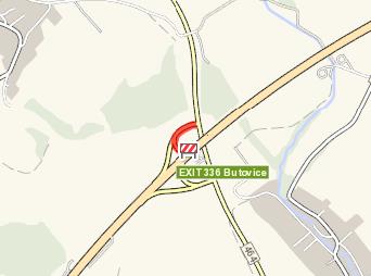 Omezení na výjezdových komunikacích