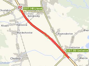 Dopravní uzavírky a omezení