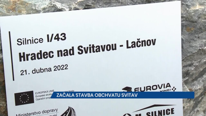 Začala stavba 9,5 kilometru dlouhého obchvatu Svitav