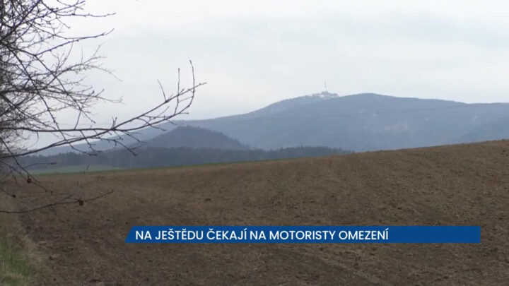 Na silnici na Ještěd čeká na řidiče omezení