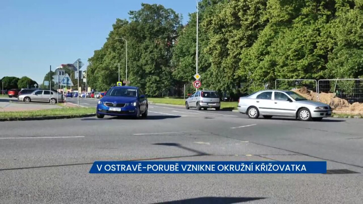 V Ostravě-Porubě vznikne nová okružní křižovatka