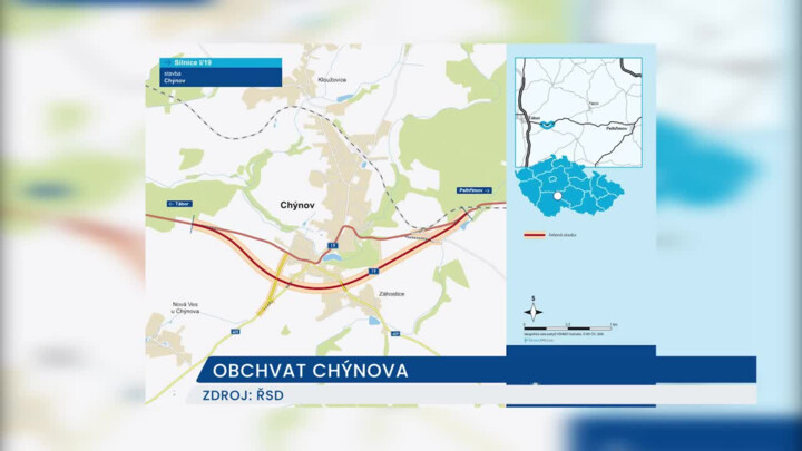 Nový obchvat Chýnova má být v provozu na podzim, obyvatelé i řidiči se těší