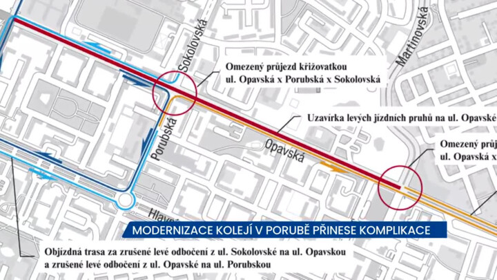Modernizace kolejí v Porubě přinese komplikace