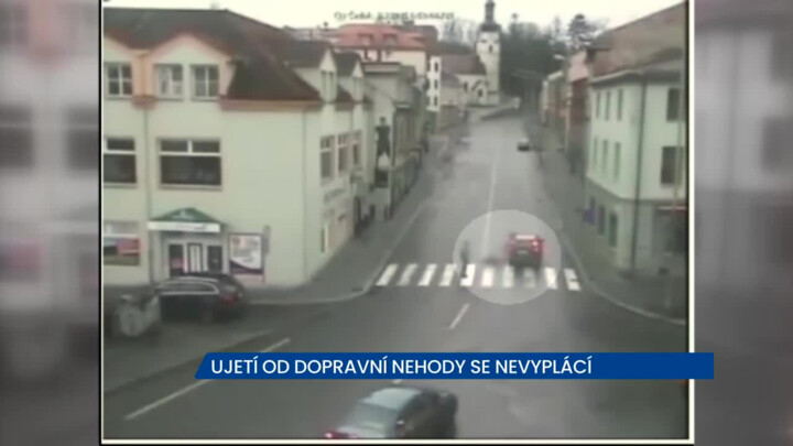 Ujetí od dopravní nehody se nevyplácí