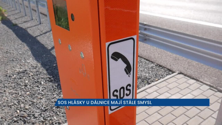 Po rekonstrukci úseku D52 vzniklo sedmnáct nových SOS hlásek, na dálnicích jsou stále důležité