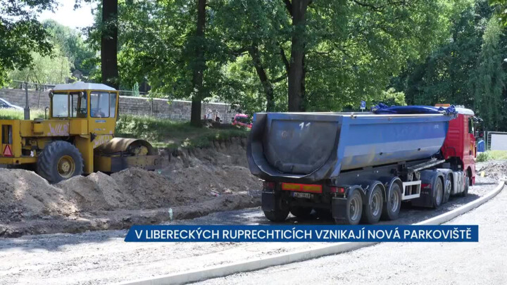 V libereckých Ruprechticích vznikají nová parkoviště, dopravní omezení jsou minimální
