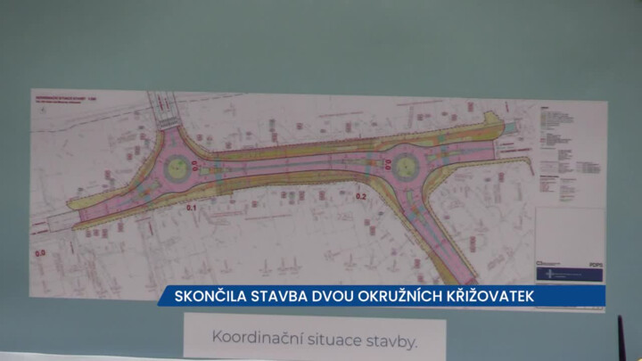 Řidiči na jihu Moravy se dočkali, ŘSD ve Veselí nad Moravou otevřelo dva kruhové objezdy