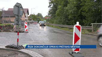 Ředitelství silnic Zlínského kraje dokončuje opravu průtahu v Rožnově pod Radhoštěm