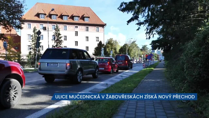 Ulice Mučednická v Žabovřeskách získá nový přechod