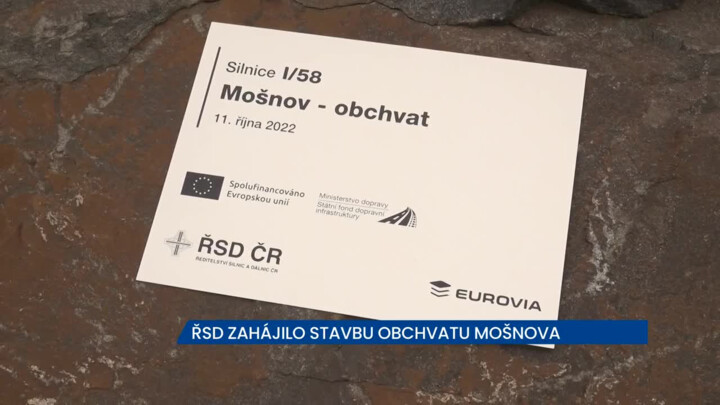ŘSD spustilo stavbu obchvatu Mošnova na Novojičínsku