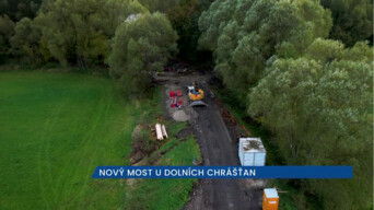 Rekonstrukce mostu v Dolních Chrášťanech na Prachaticku uzavřela místní komunikaci