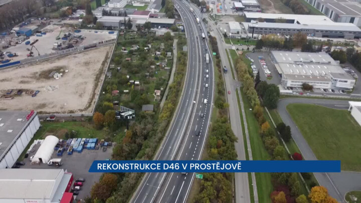 Končí další omezení na D46. V Prostějově finišují opravy sjezdu a pro letošek i estakády