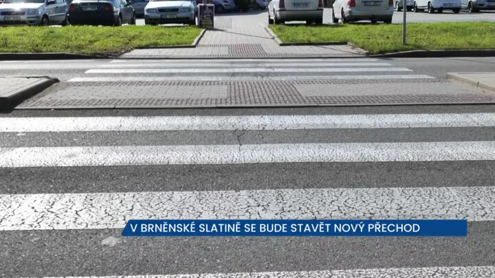 V brněnské Slatině bude nový přechod, na místě bude kyvadlová doprava