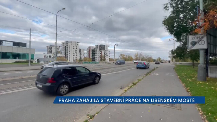 Několikaleté práce na Libeňském mostě a v okolí, na řidiče čekají postupná dopravní omezení