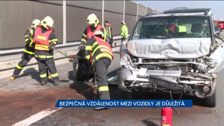 Bezpečná vzdálenost mezi vozidly je důležitá