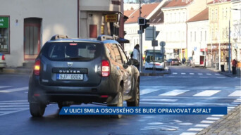 V ulici Smila Osovského bude zúžená vozovka, bude se opravovat vozovka
