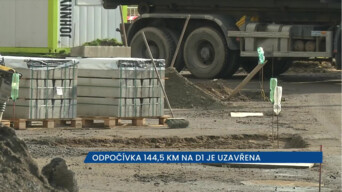 Odpočívka na 144,5. km dálnice D1 ve směru na Prahu je uzavřena