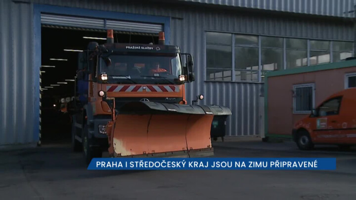 V Praze i v celém Středočeském kraji jsou na zimu připraveni