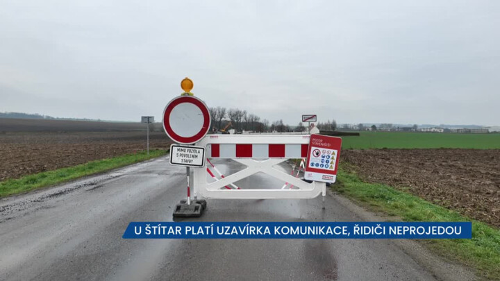 U Štítar se rekonstruuje silnice, platí úplná uzavírka