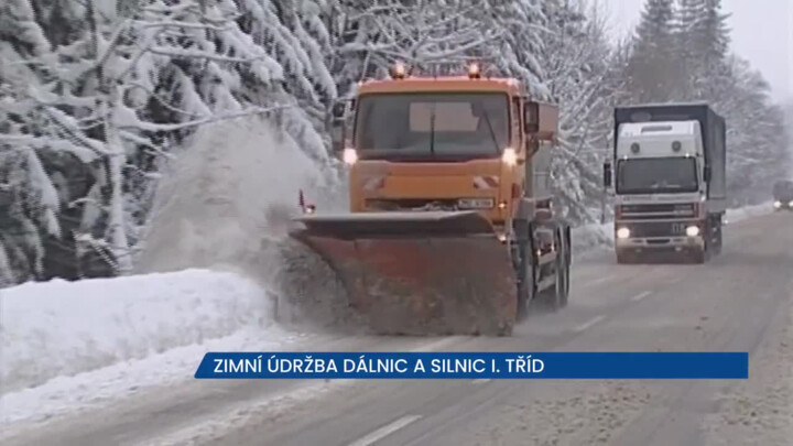 Zimní údržba dálnic a silnic I. tříd v Olomouckém kraji