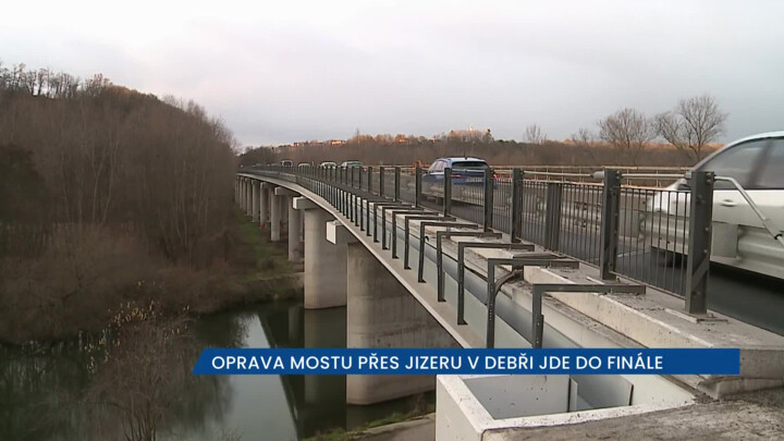 Oprava mostu přes Jizeru v Debři jde do finále