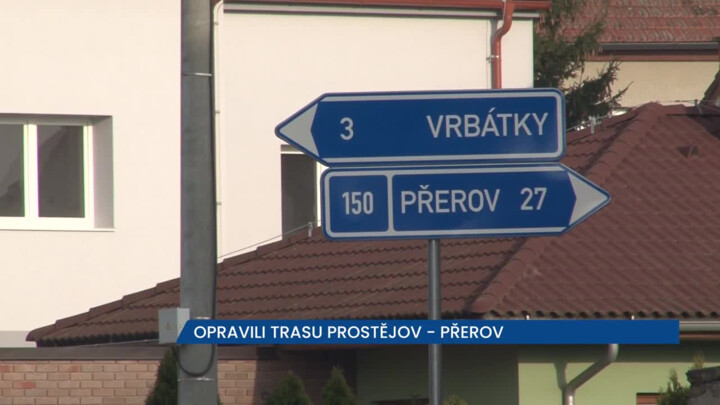Rekonstrukce II/150 na trase Prostějov – Přerov byla dokončena