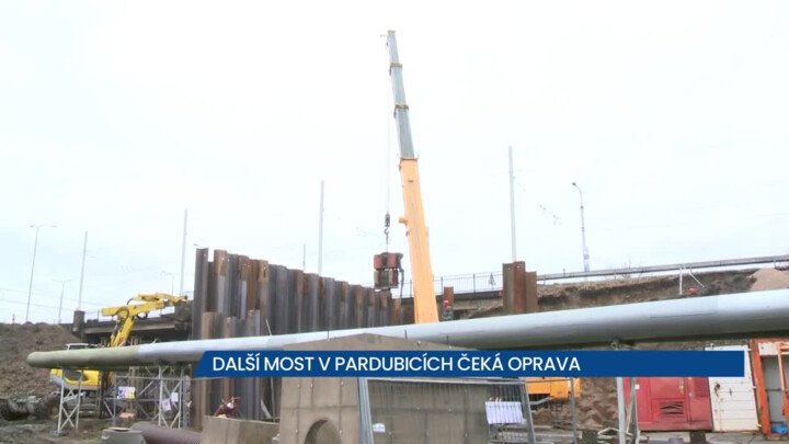 Další most v Pardubicích čeká oprava