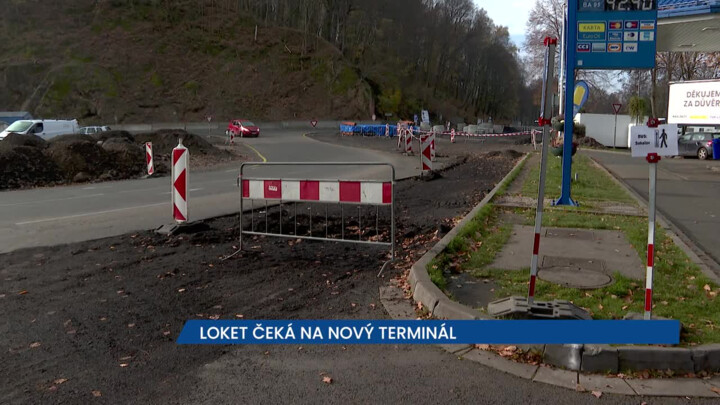 Loket čeká na nový terminál, stavba komplikuje dopravu