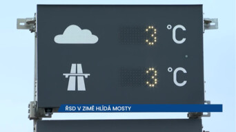 ŘSD v zimě hlídá mosty, na západě Čech je jich několik rizikových