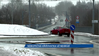Nebezpečná křižovatka v Plzni se proměnila v kruhový objezd