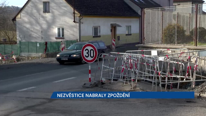 Nezvěstice nabraly zpoždění, řidiče čeká další regulace a omezení dopravy