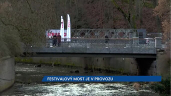 Festivalový most v Karlových Varech je v provozu, dopravní omezení jsou minulostí