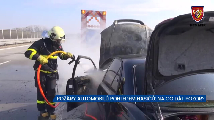 Požáry automobilů pohledem hasičů: na co dát pozor?