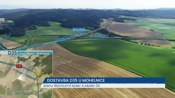 Dostavba dálnice D35 u Mohelnice má začít v roce 2025
