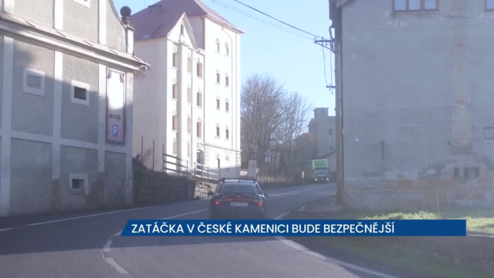 ŘSD opraví nebezpečnou zatáčku v České Kamenici