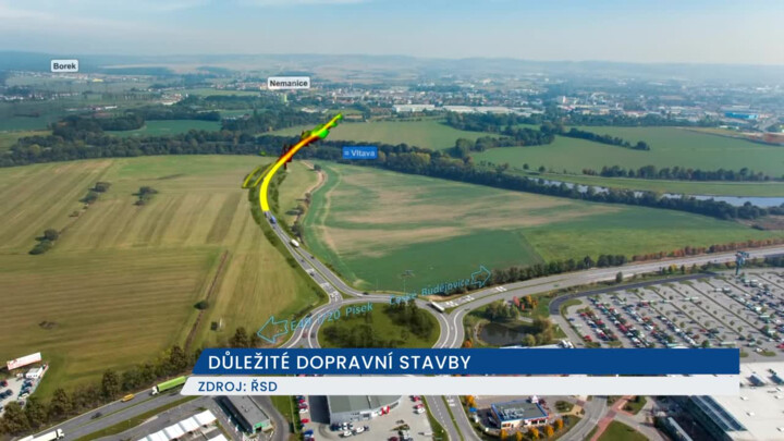 Přípravy stavby obchvatu Kaplice a Severní spojky v Českých Budějovicích jdou do finále