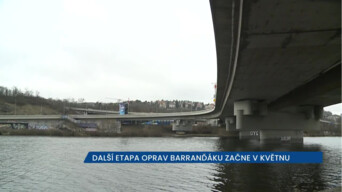 Další etapa oprav Barranďáku v Praze začne v květnu