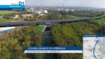 Stavba posledního úseku D1 i přes chladné počasí běží naplno