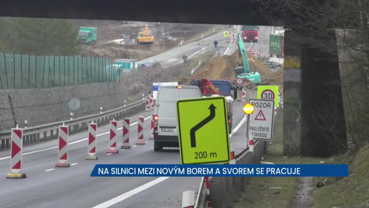 Mezi Novým Borem a Svorem se pracuje