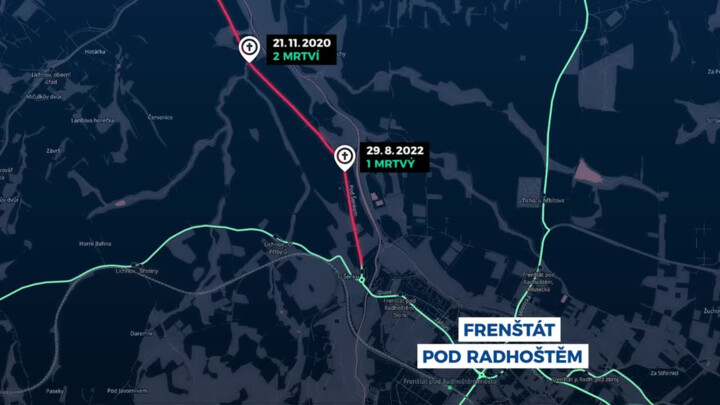 Zatáčky dokážou překvapit i zkušené řidiče, pozor i na táhlé úseky
