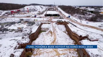 Tunel Pohůrka u Českých Budějovic by měl být dokončený koncem roku 2024