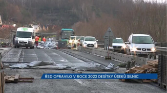 ŘSD opravilo ve Středočeském kraji v roce 2022 desítky úseků silnic