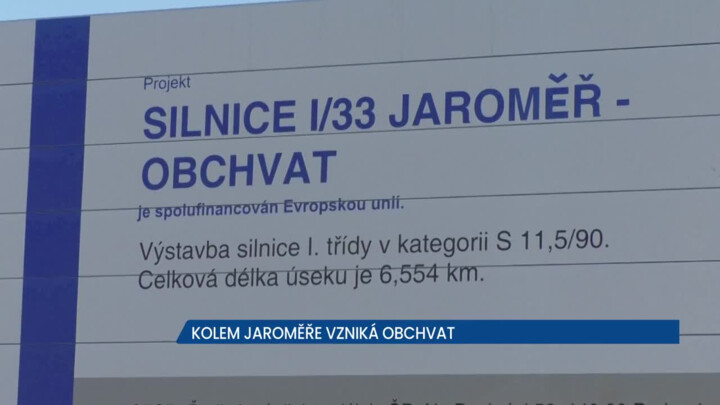 ŘSD kolem Jaroměře staví nový obchvat