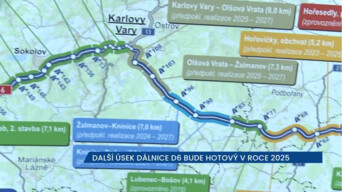 ŘSD zahájilo stabu dálnice D6 u obce Hořesedly, úsek výrazně přispěje k bezpečnosti a plynulosti dopravy