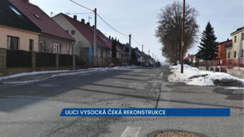 Ulice Vysocká ve Žďáru nad Sázavou se bude opravovat, práce ji uzavřou pro řidiče na dva roky
