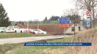 Začíná stavba dalšího přivaděče na dálnici D35, uzavřen je tříkilometrový úsek České Libchavy - Rozsocha
