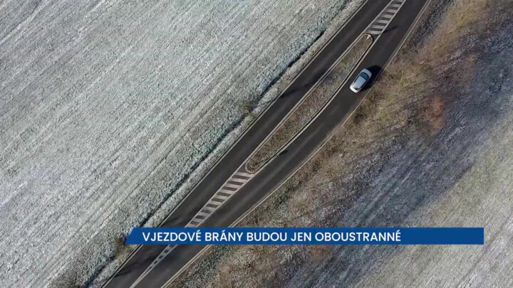 Vjezdové brány budou jen obousměrné, část řidičů zneužívala protisměrný pruh