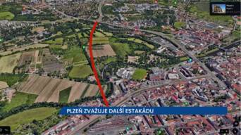 Plzeň zvažuje další estakádu, podle odborníků by výrazně pomohla dopravě