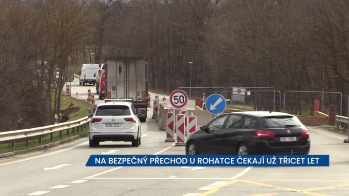 Vzniká bezpečný přechod u Rohatce, na řidiče čekají dopravní omezení